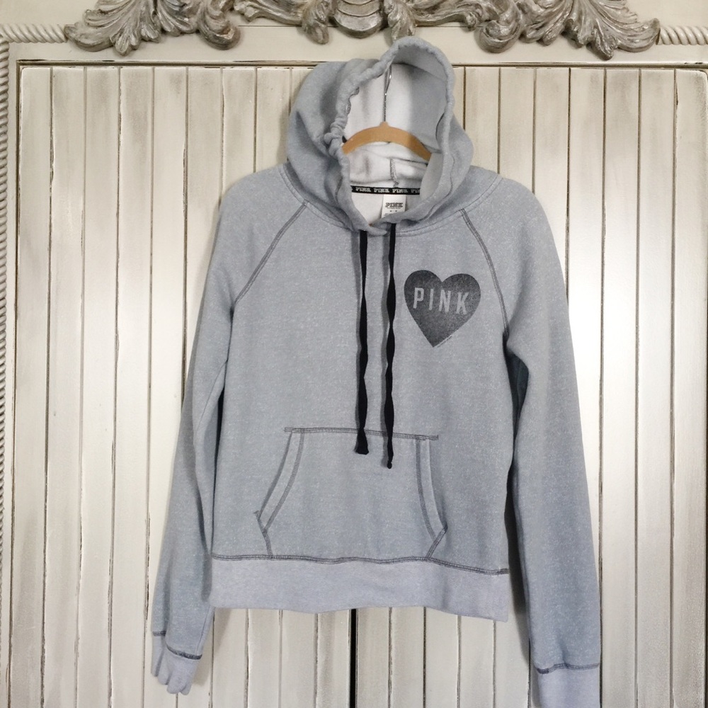 Victoria’s Secret PINK gray hoodie sweatshirt M